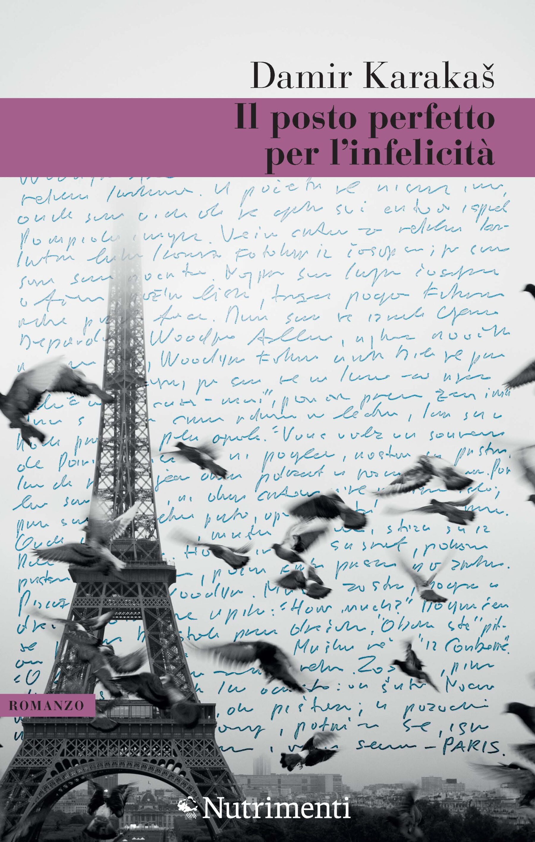 In copertina foto della Tour Eiffel avvolta dal vole delle colombe: