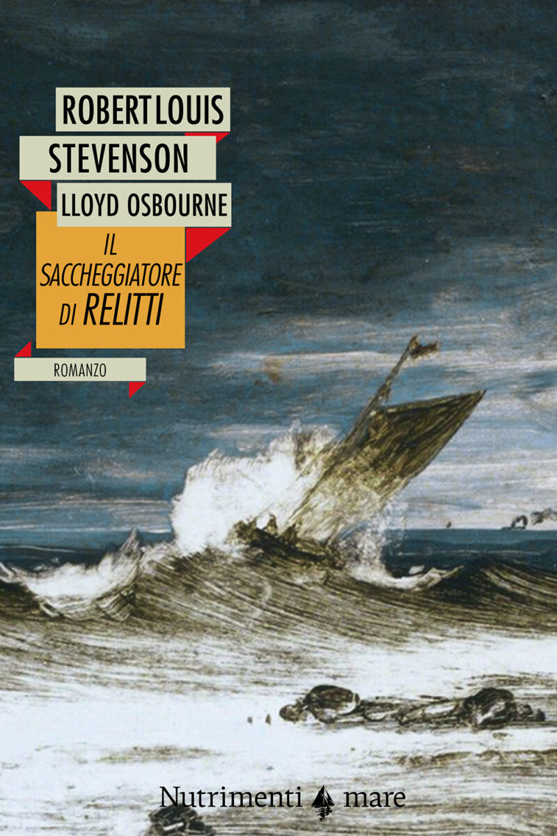 In copertina incisione colorata d’epoca di un piccolo veliero che lotta per non andare a scogli